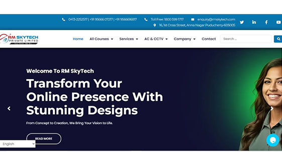 Web developers testing a multi-device user interface for a corporate website